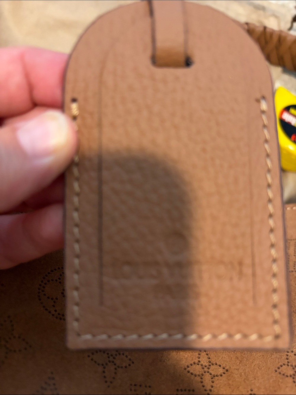 LV Caramel Color Suede Bag - Picture 11 of 15